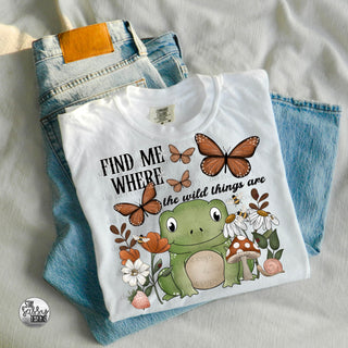 Find Me Where The Wild Things Are Cottage Core Shirt