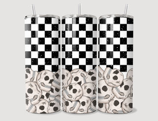 Skellie Checkered Tumbler