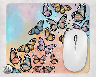 Watercolor Butterflies Mouse Pad (Standard Size)