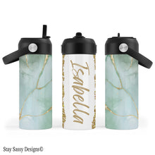 Load image into Gallery viewer, Personalized Goddess Marble Water Bottle
