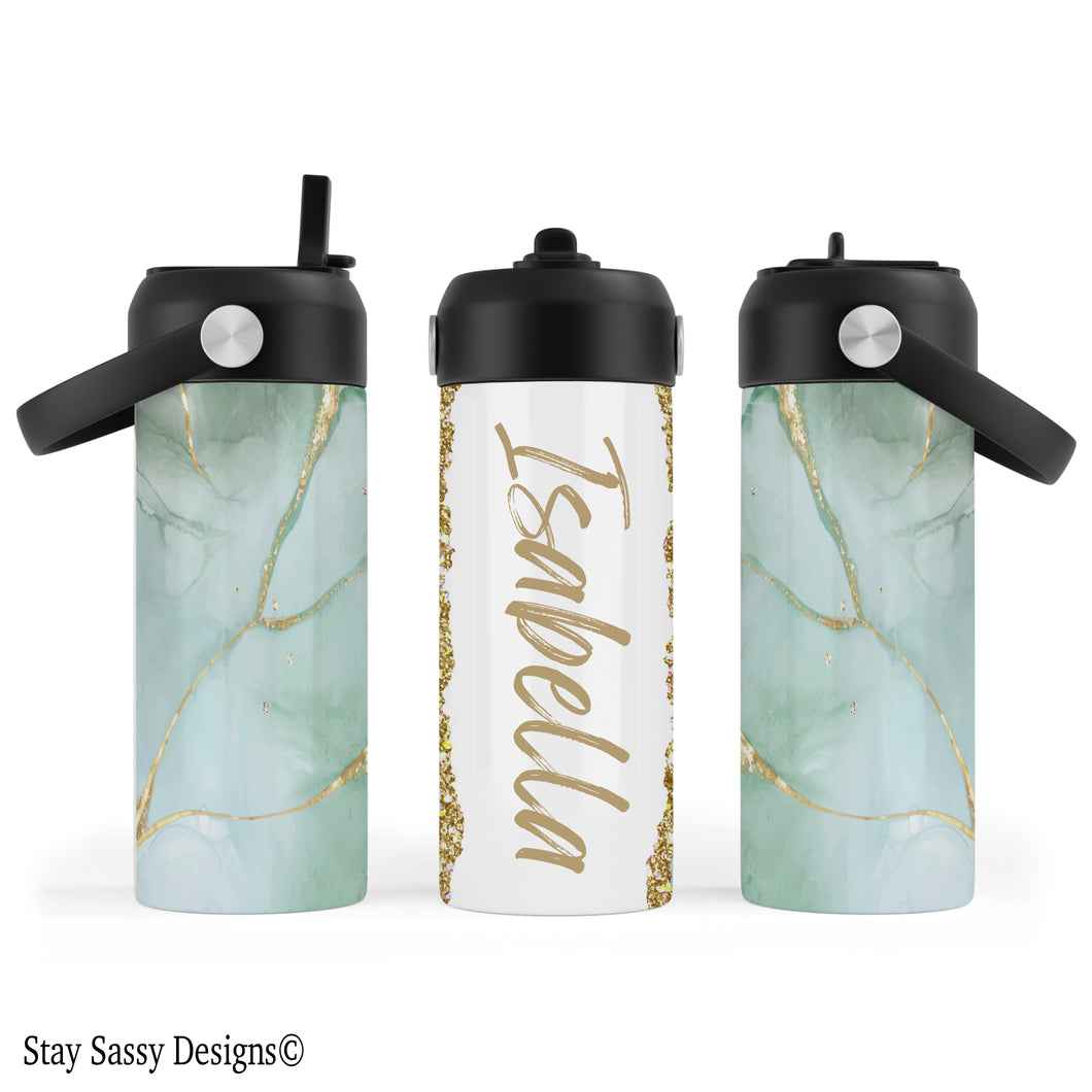 Personalized Goddess Marble Water Bottle