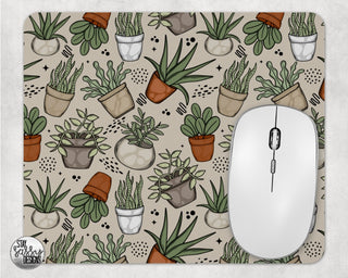 Boho Plants Mouse Pad (Standard Size)
