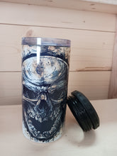 Load image into Gallery viewer, Rust Skull 4 in 1 Can Cooler/Tumbler
