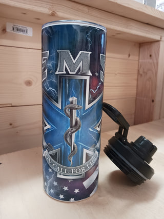 EMS 25 oz. Dual Lid Tumbler - Water Bottle