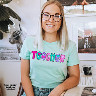 Heart Teacher Shirt