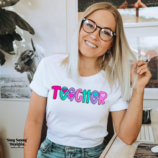 Heart Teacher Shirt