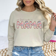 Load image into Gallery viewer, So God Made A Mama Faux Embroidered (Multiple Shirt Styles)

