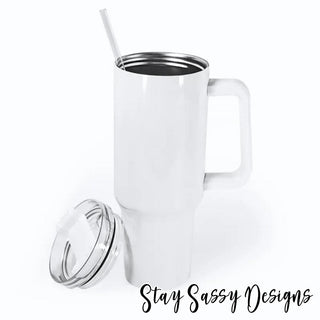 40 oz. Obsessive Cupcake Disorder Tumbler w/Handle