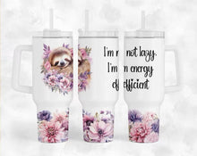 Load image into Gallery viewer, 40 oz. Sloth Tumbler w/Handle
