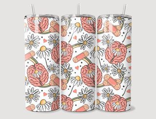 Take Care Of Yourself Floral Tumbler