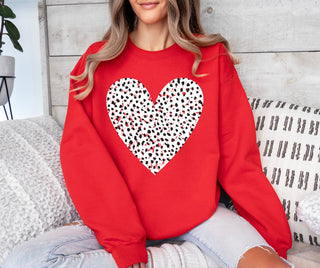 Dotted Heart Sweatshirt