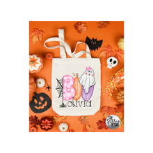 Load image into Gallery viewer, Personalized Pink Boo Trick Or Treat Bag
