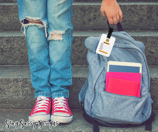 School Backpack Tag