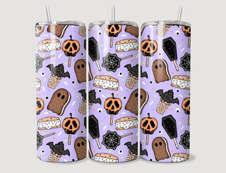 Purple Spooky Ice Cream Tumbler