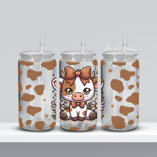 16 oz. Brown Cow Libbey Glass Tumbler