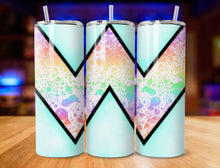 Load image into Gallery viewer, Chevron Rainbow Drops Tumbler
