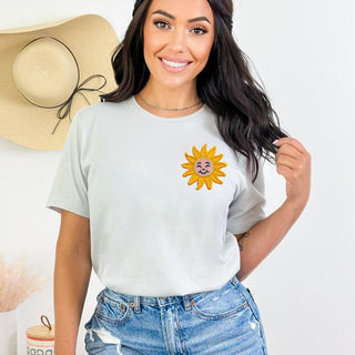 Sunshine Faux Embroidered (Multiple Shirt Styles)
