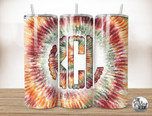Load image into Gallery viewer, Monogramed Fall Tie Dye Tumbler
