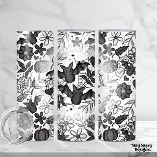 Floral Bats Tumbler