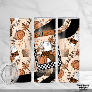 Fall Vibes Card Tumbler