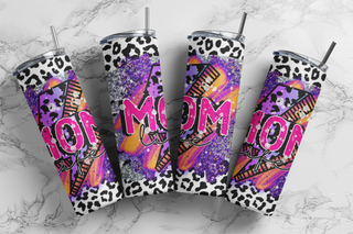 Pink & Purple Mom Bolt Tumbler