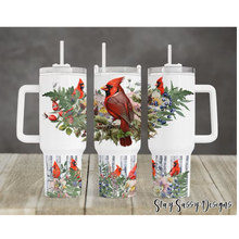 Load image into Gallery viewer, 40 oz. Cardinal Tumbler w/Handle

