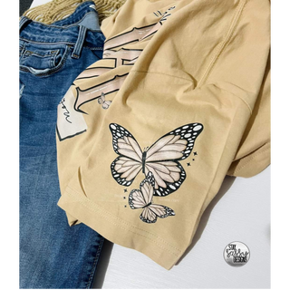 Fight Left In You w/Butterfly Sleeve Shirt