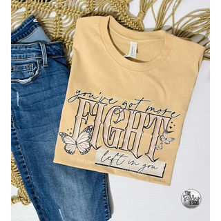 Fight Left In You w/Butterfly Sleeve Shirt