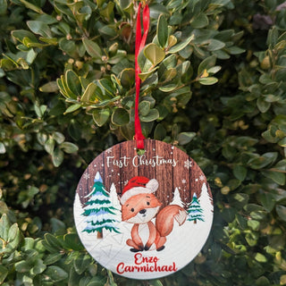 Baby’s First (Fox) Ornament Ornaments