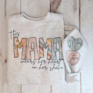 Personalized Boho Heart Shirt (Add Your Own Text)