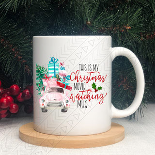 Christmas Movie Watching Ceramic Mug 11Oz Mug