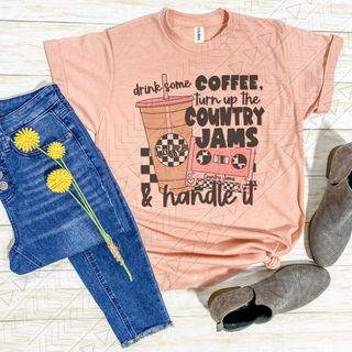 Coffee & Country Jams Shirts Tops