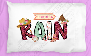 Cow Girl Pillowcase Personalized Pillowcases