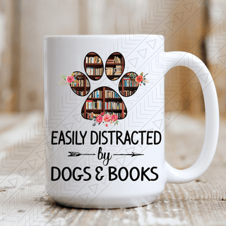 Dogs And Books Ceramic Mug 15Oz Mug