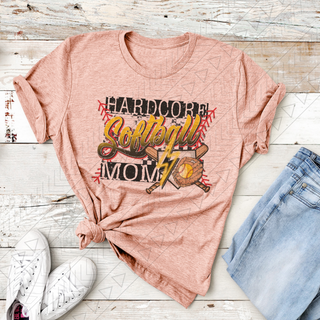 Hardcore Softball Mom Shirts & Tops