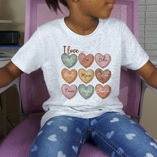 I Love... (Custom) Kids Tee Kids Shirts