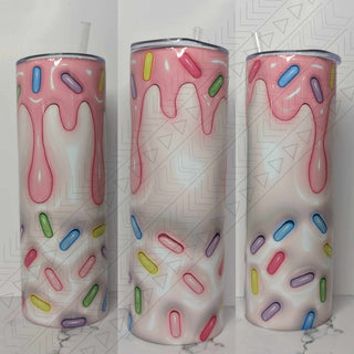 Ice Cream 3D Puff Tumbler