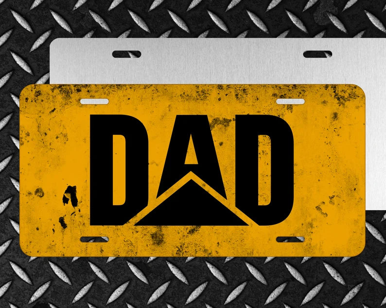 Dad License Plate