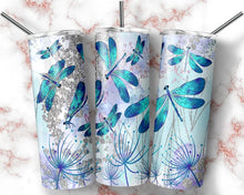 Load image into Gallery viewer, Dragonfly Sparkle Tumbler
