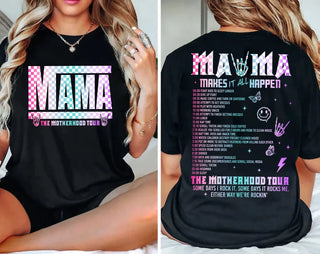 Checkered Mama Tour Shirt