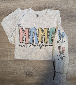 Mama Loves Her Little Bunnies Long Sleeve Shirt