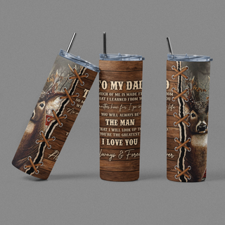 To My Dad Tumbler