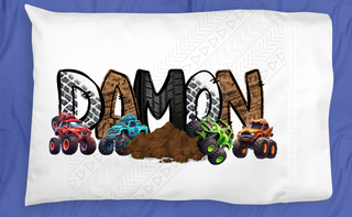 Monster Truck Pillowcase Personalized Pillowcases