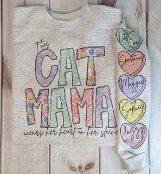 Pet Mama Heart On My Sleeve Shirts & Tops