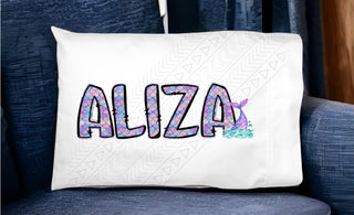 Purple Mermaid Pillowcase Personalized Pillowcases