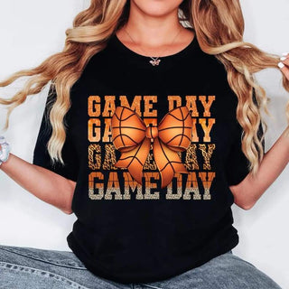 Basketball Game Day Bow Shirt