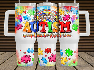 Autism Awareness | Puzzle | 40 oz. Tumbler