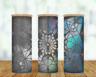 Spider Stain Glass Tumbler