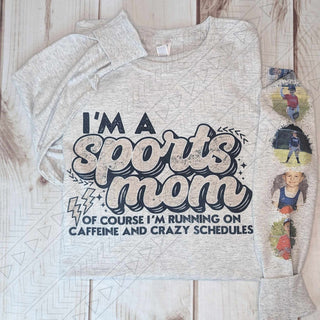 I’m A Sports Mom W/Custom Photos Shirts & Tops