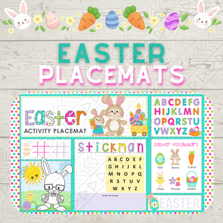 Stickman Easter Placemat Placemat